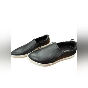 Kenneth Cole New York Women Mariel Leather Upper Sneakers Sz 7 Black NWT